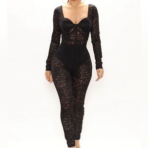 Fashion Nova Lace Jumpsuit!